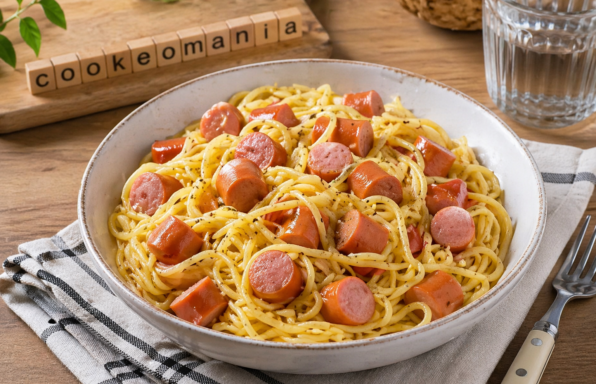 Spaghetti aux knackis au Cookeo la recette ultra rapide pour un repas sans prise de tête