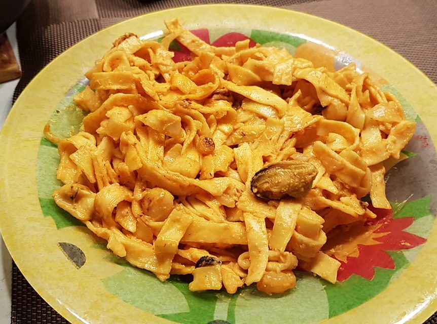 Tagliatelles au cocktail de fruits de mer au cookeo - Cookeo Mania