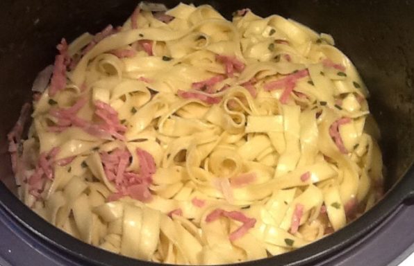 Tagliatelles à la Carbonara au cookeo