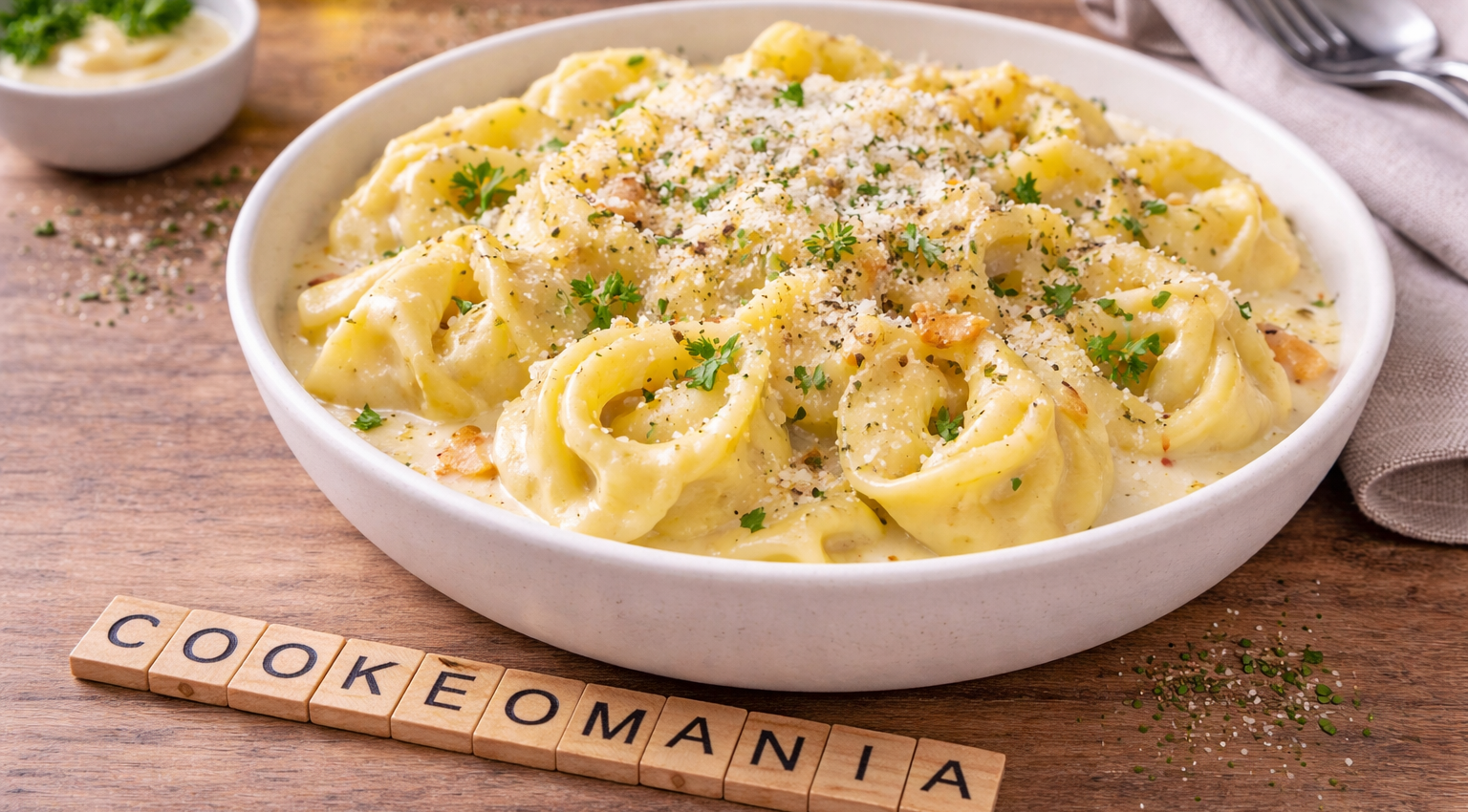 Tortellini au fromage ultra crémeux au Cookeo