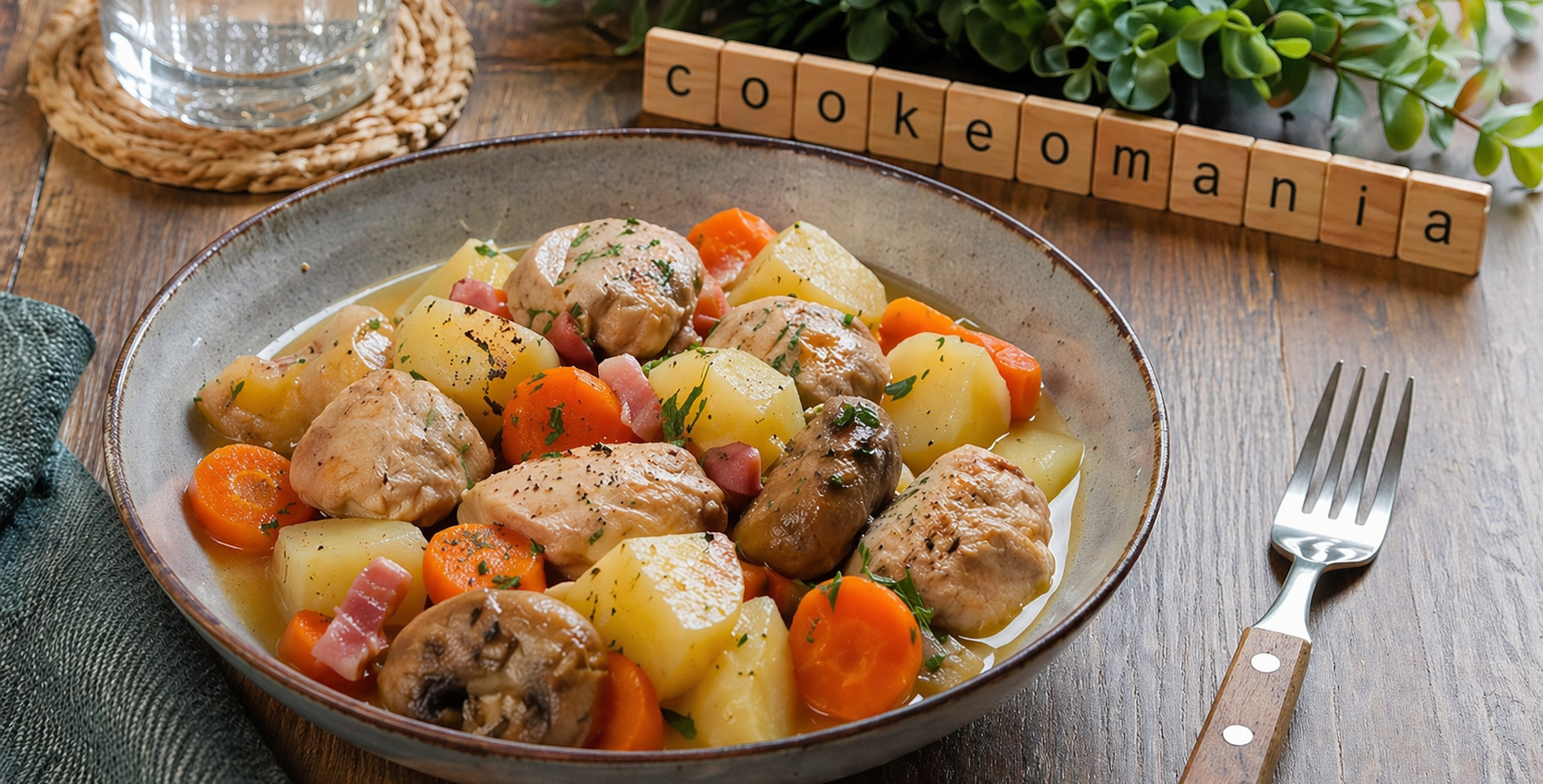 Poêlée légère au cookeo Une recette Ww de poulet, pommes de terre et carottes