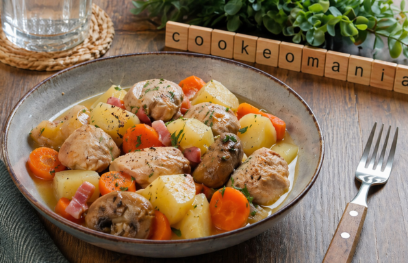 Poêlée légère au cookeo Une recette Ww de poulet, pommes de terre et carottes