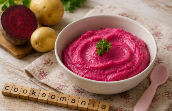 Purée de pomme de terre et betterave au Cookeo pour bébé dès 6 mois