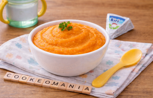Purée toute douce de patate douce, navet et Kiri au Cookeo