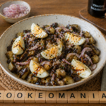Salade au Cookeo : une salade d’aubergines à l’échalote et œufs durs au multicuiseur cookéo