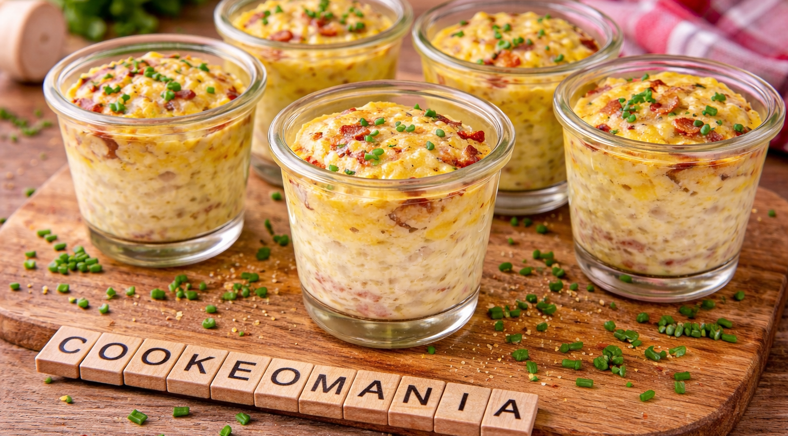 Petits flans fondants aux lardons et emmental au Cookeo