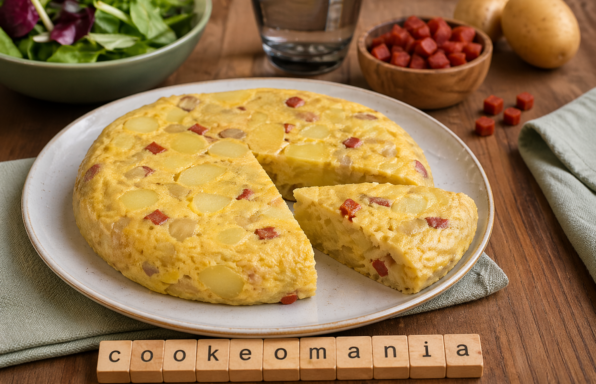 Tortilla aux pommes de terre et chorizo au Cookeo une recette généreuse et facile à partager
