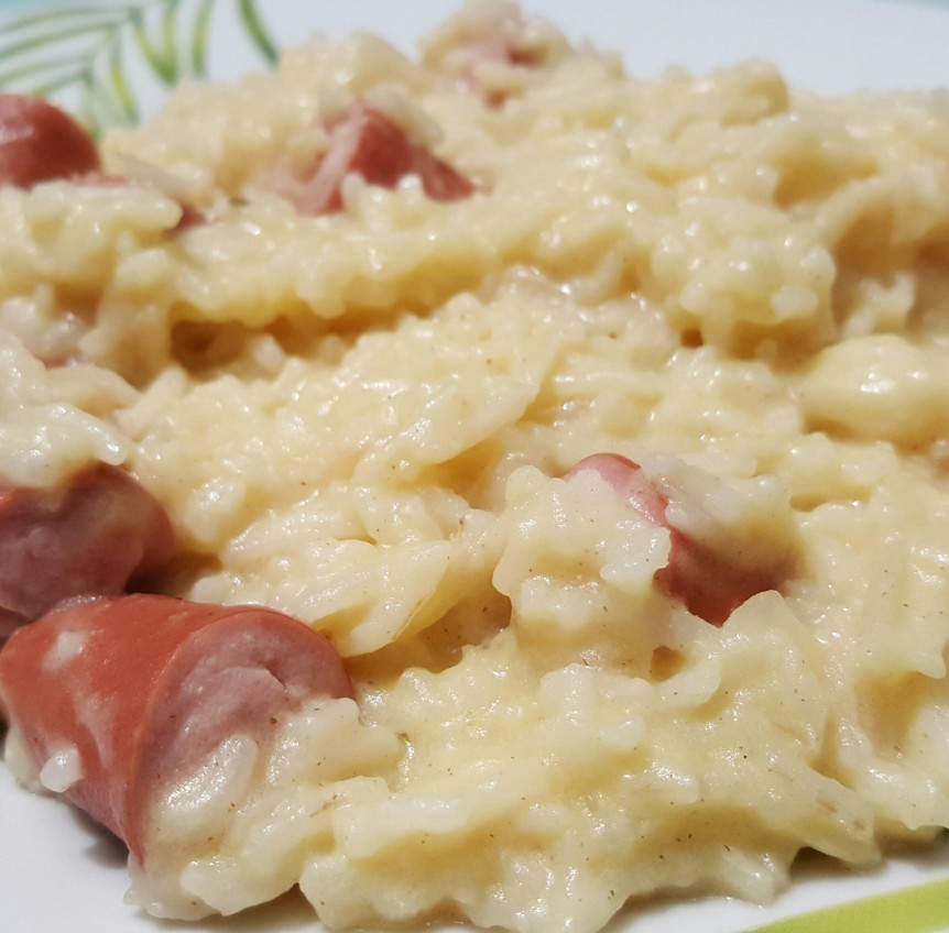 Risotto knacki, moutarde et vin blanc au cookeo Cookeo Mania