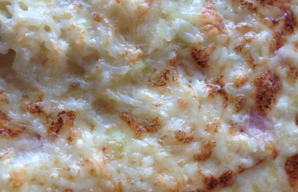 Riz, courgettes et jambon à la crème au cookeo
