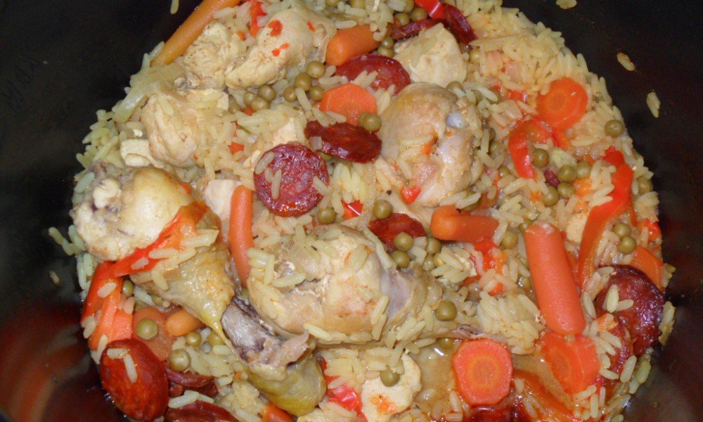 Paella poulet chorizo Cookeo Mania