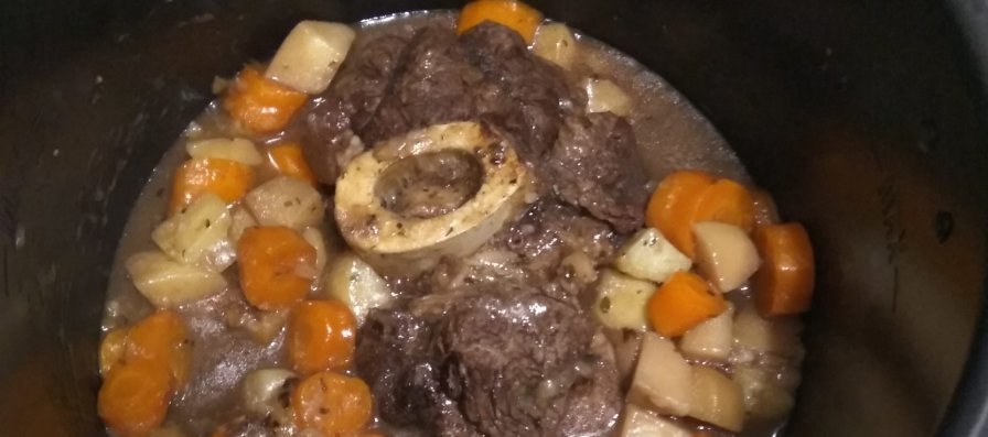 Recette cookeo Jarret de bœuf carottes et pommes de terre au cookeo