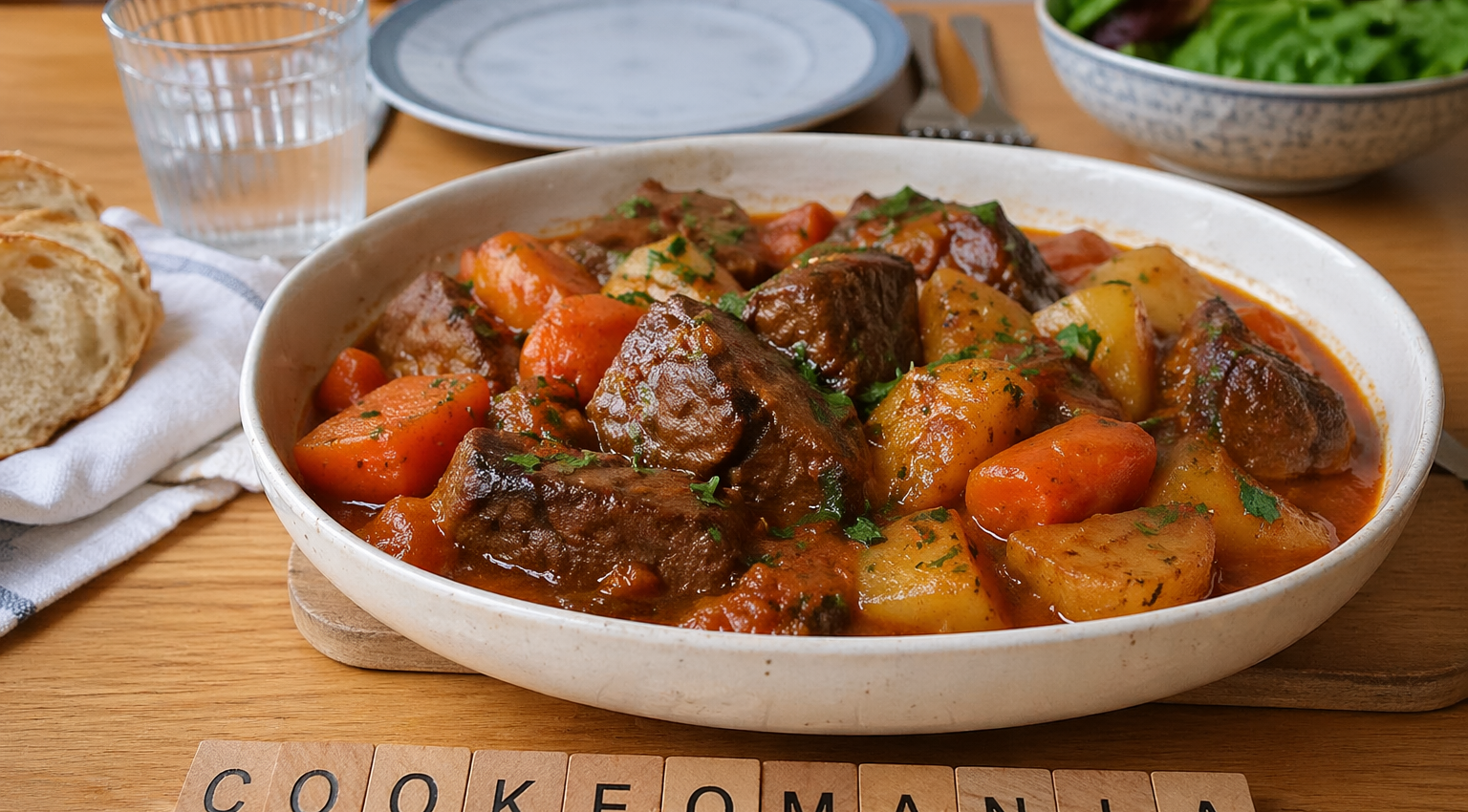 Joue de bœuf fondante aux rutabagas et carottes