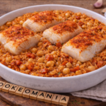 Pavés de colin au riz tandoori et pois chiches au multicuiseur cookéo