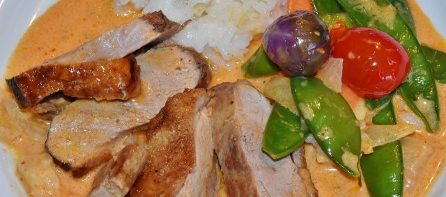 Aiguillettes de canard et ses légumes fondants au cookeo