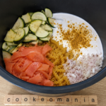 One pot pasta crémeux au saumon fumé, courgette et curry au multicuiseur cookéo
