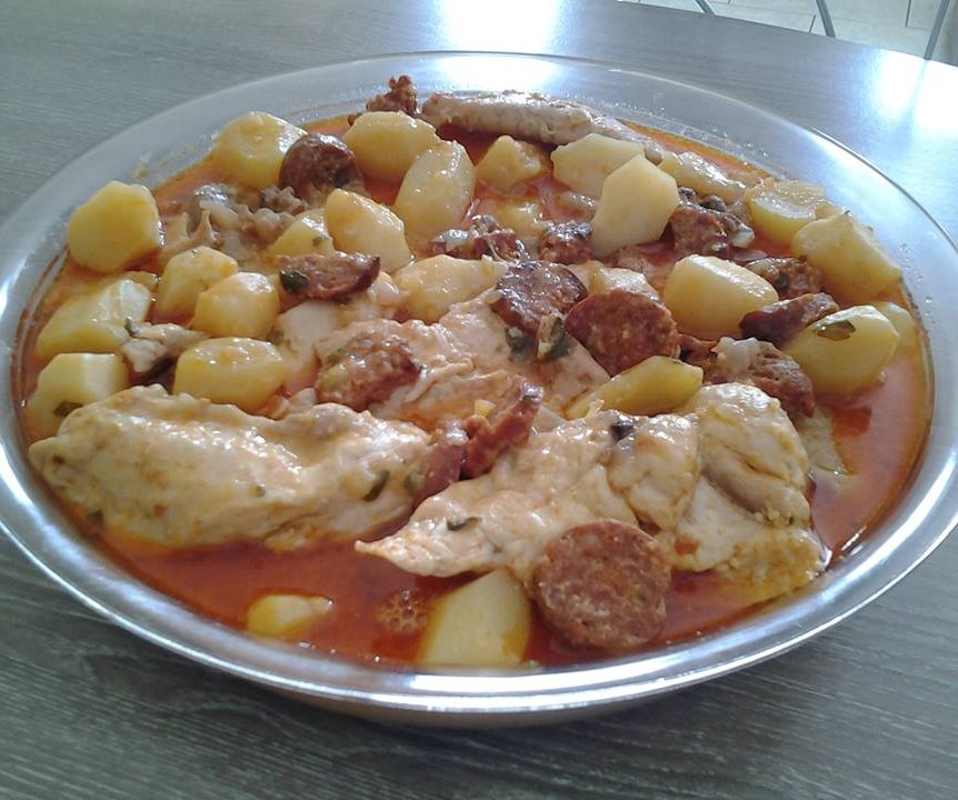 Poulet, chorizo et pommes de terre au cookeo - Cookeo Mania