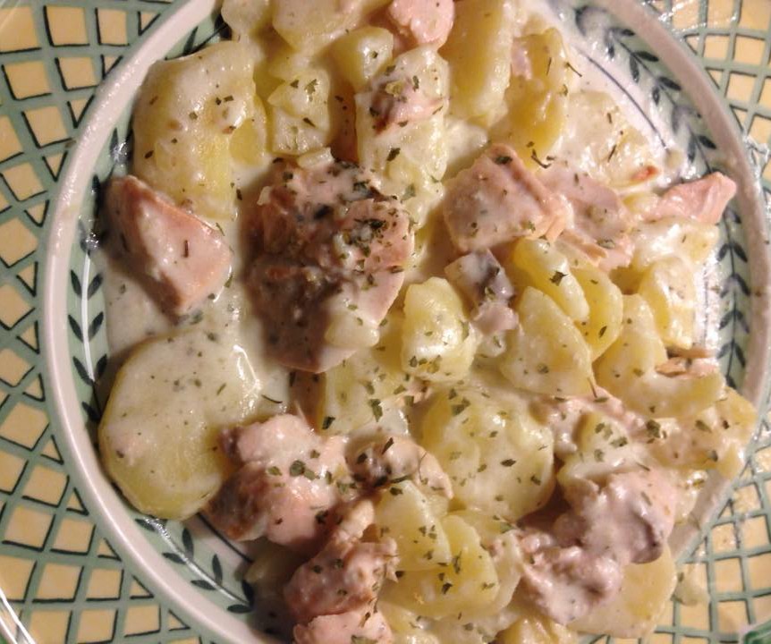 Recette Cookeo Saumon Et Pommes De Terre A La Creme Au Cookeo