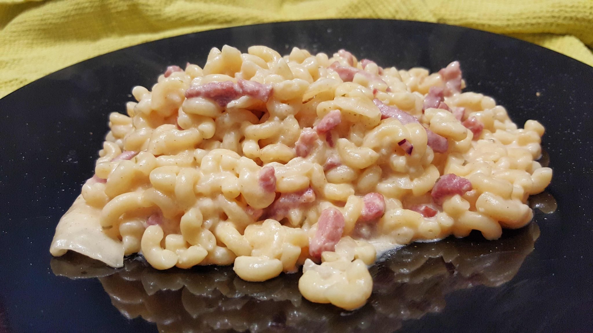 Recette Pâtes au boursin et dès de jambon au cookeo Cookeo Mania