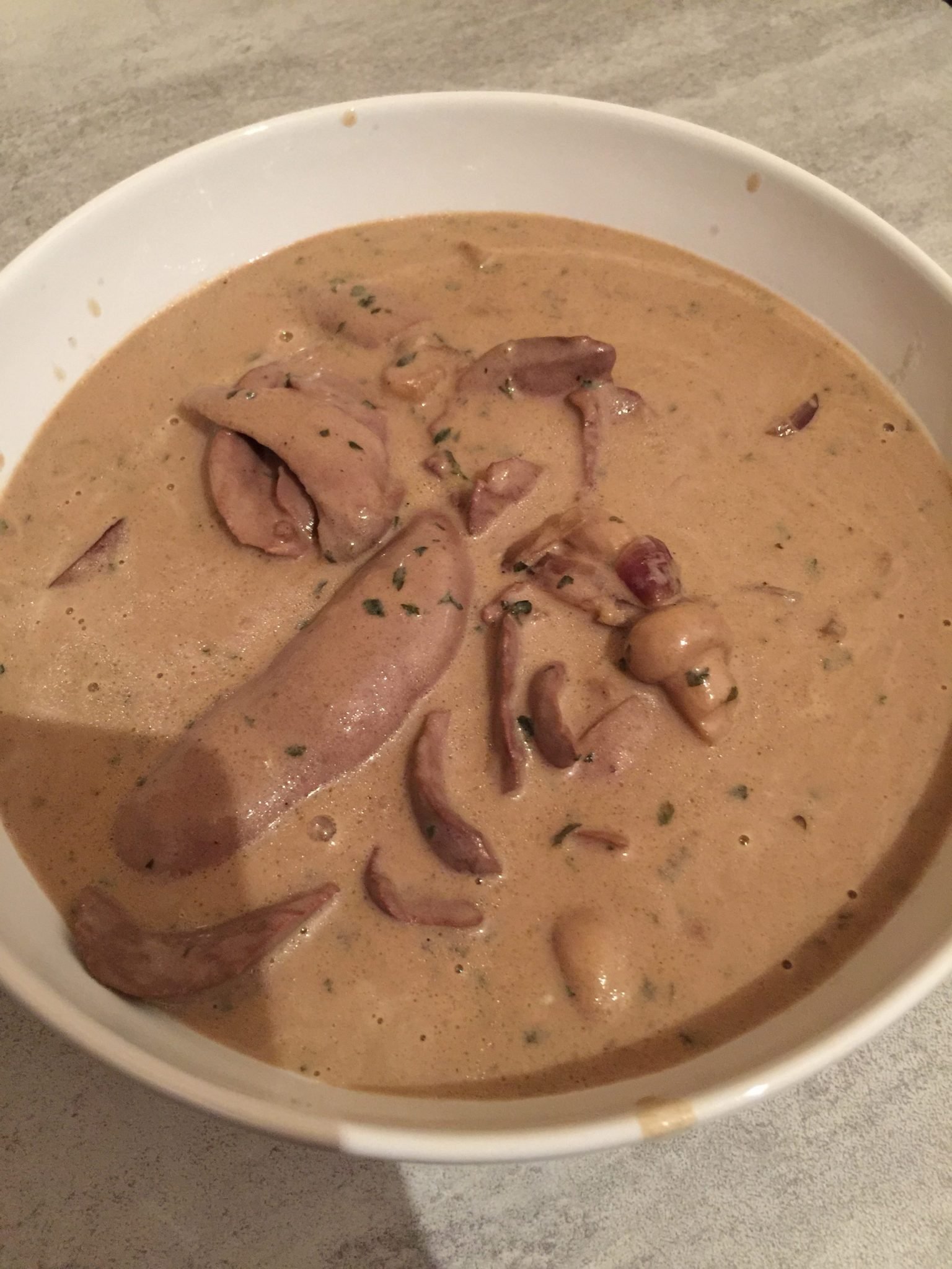 Rognons de porc sauce madère et crème au cookeo Cookeo Mania