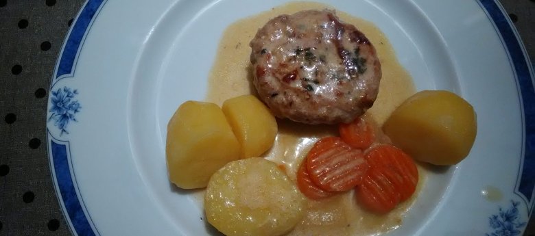 Crépinettes de porc au vin blanc et pommes de terre au cookeo - Cookeo