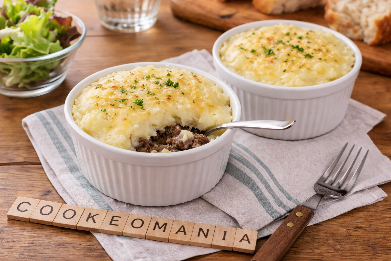 Petits parmentiers de boudin noir au camembert au Cookeo