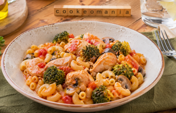 Poulet et pâtes aux légumes WW au Cookeo, un plat léger et complet