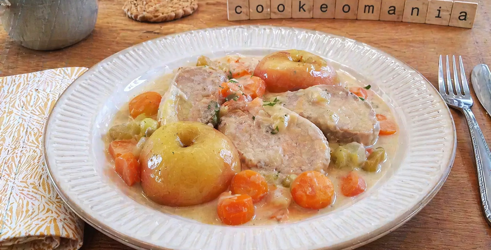 Veau au calvados light au Cookeo un plat fondant aux pommes et légumes