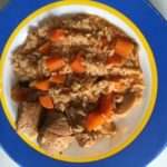 Filet mignon mijoté, riz et légumes au multicuiseur cookéo