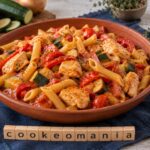 One pot pasta au poulet, poivron et courgette au robot multi-cuiseur cookéo