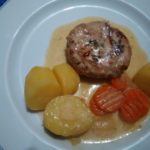 Crépinettes de porc au vin blanc et pommes de terre au multicuiseur cookéo