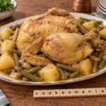 Poulet entier, haricots verts et pommes de terre à l'autocuiseur cookéo