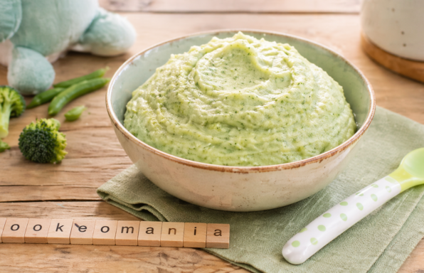 Purée de pomme de terre, haricots verts et brocoli au Cookeo pour bébé dès 6 mois