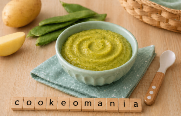 Purée de pommes de terre et haricots plats au Cookeo un recette pour bébé dès 6 mois