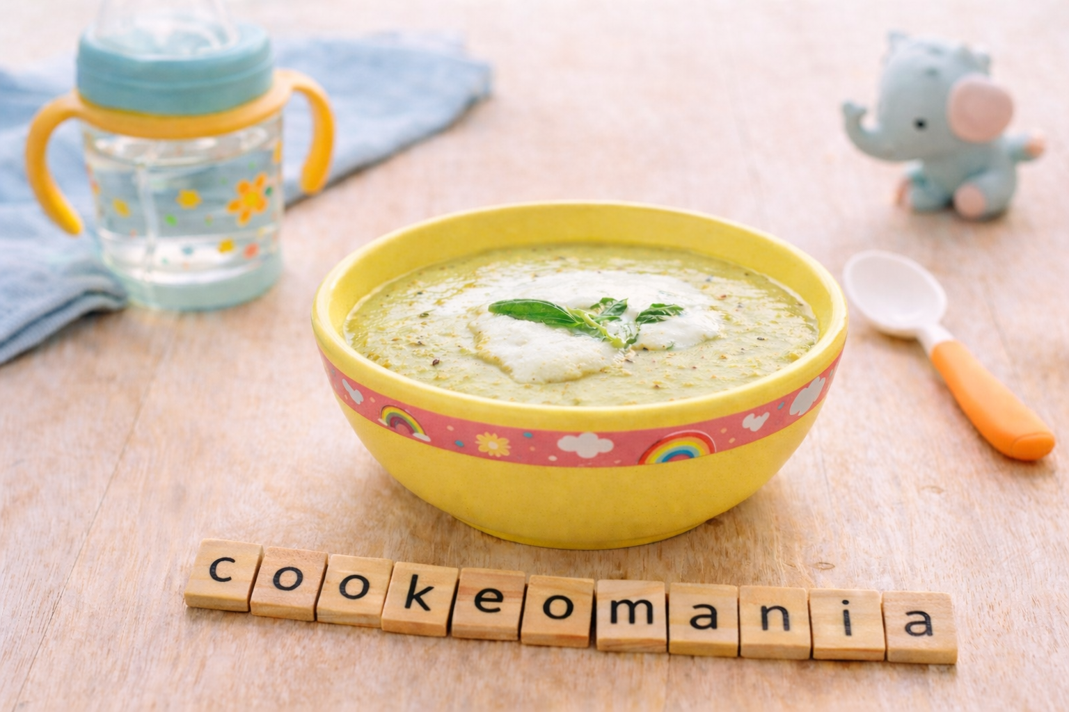 Mousse de brocolis toute douce pour bébé dès 6 mois au Cookeo