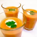 Soupe froide de carotte à l’orange et au cumin au cookéo
