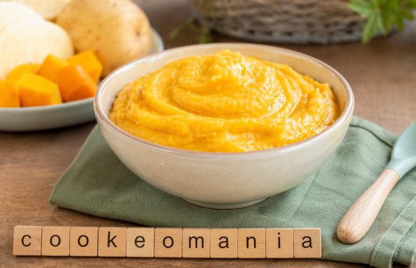 Purée toute douce de pommes de terre et courge au Cookeo pour bébé dès 6 mois