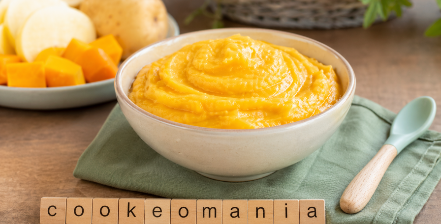 Purée toute douce de pommes de terre et courge au Cookeo pour bébé dès 6 mois