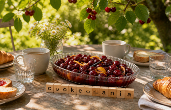 Cerises confites à l’orange au Cookeo, un dessert fruité et parfumé prêt en quelques minutes