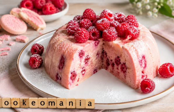 Pudding rose et framboises au Cookeo, un dessert frais aux biscuits roses de Reims