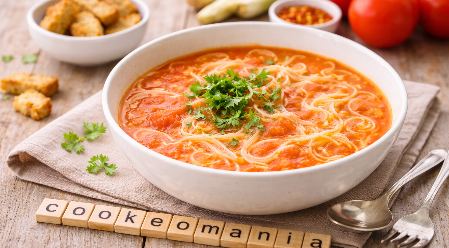 Soupe de tomates à la citronnelle, légère et parfumée au Cookeo