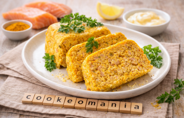 Terrine de saumon au curcuma, fraîche et délicatement parfumée au Cookeo