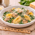 Tortellini épinards ricotta à la crème et aux champignons au Cookeo