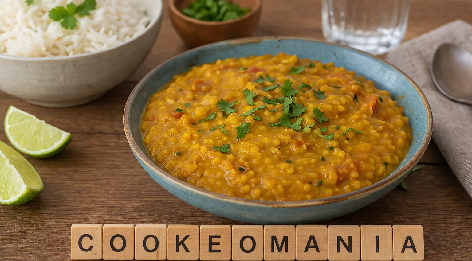 Dhal express au cookeo Une recette indienne aux lentilles, oignon rouge et lait de coco