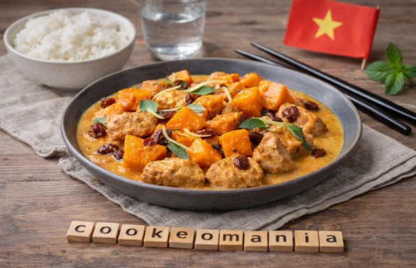 Porc au curry vietnamien au Cookeo la recette facile au lait de coco et potiron