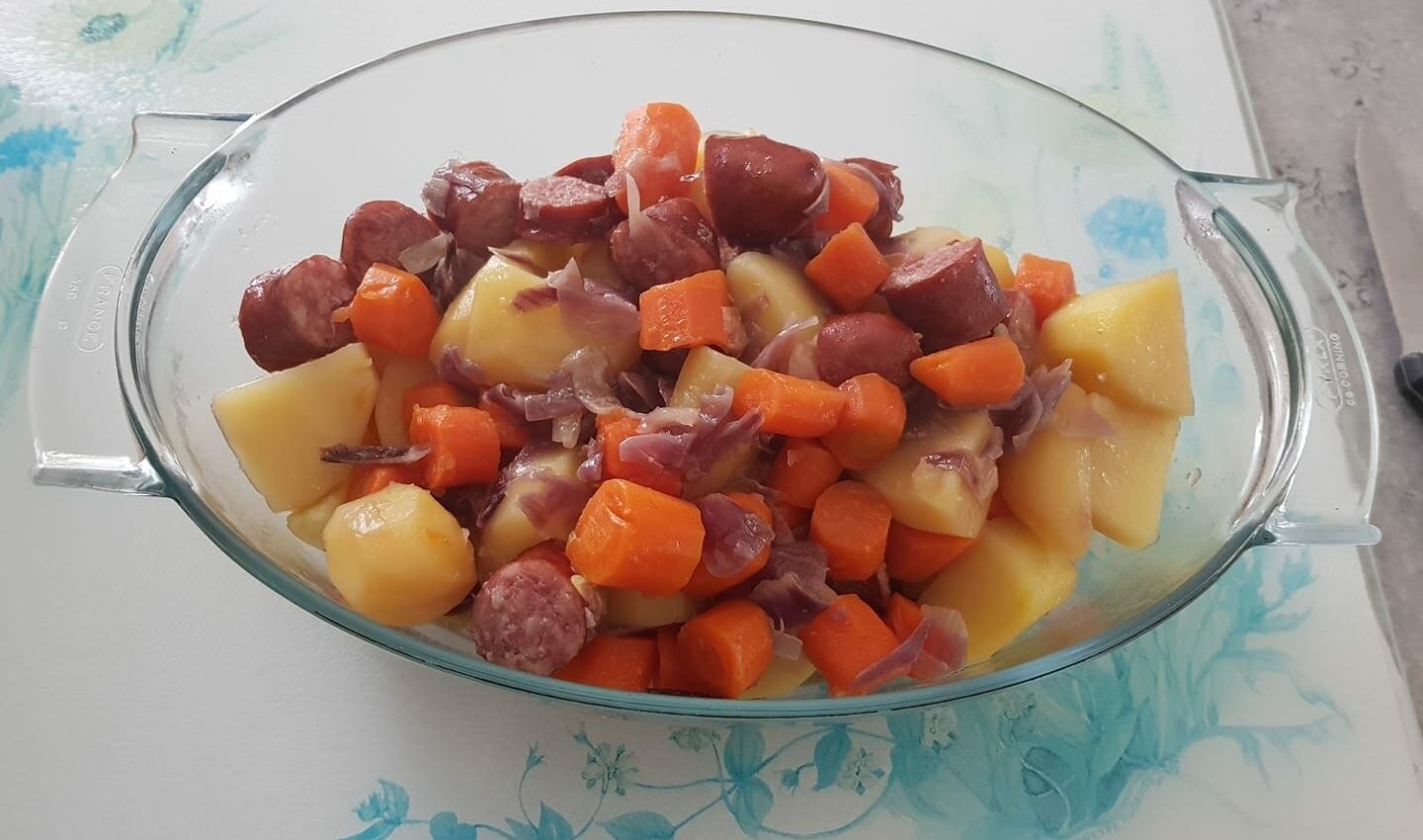 Saucisses fumées et pommes de terre au cookeo