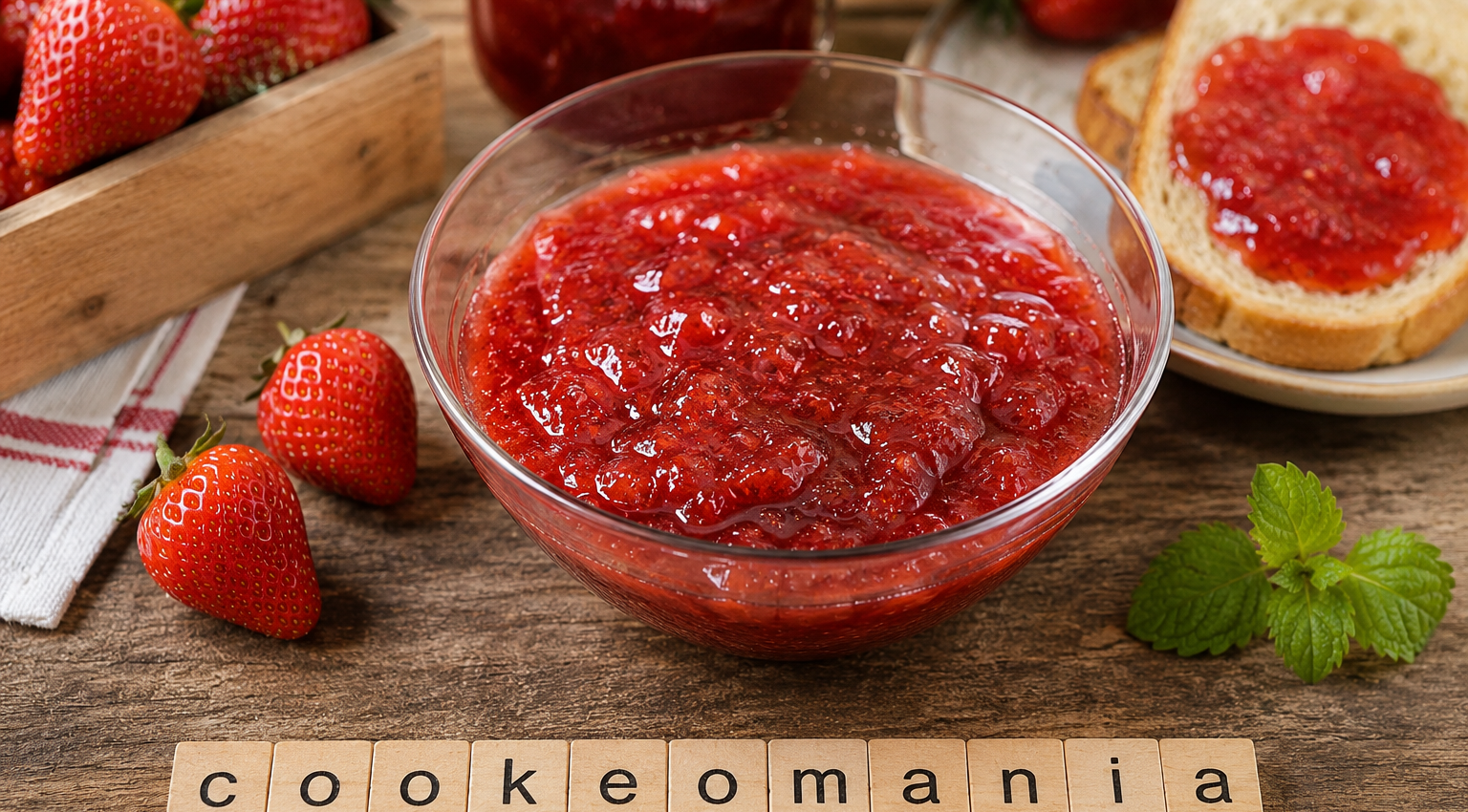Confiture de fraises maison facile en mode Dorer