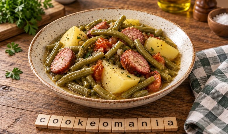 Saucisses Fumées haricots verts et Pommes de terre d'Elodie