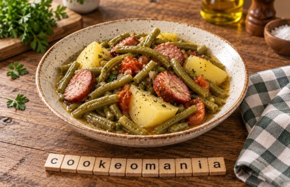 Saucisses Fumées haricots verts et Pommes de terre d'Elodie