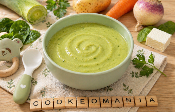 Soupe de légumes au fromage frais au Cookeo une recette douce et idéale pour bébé (8 à 10 mois)
