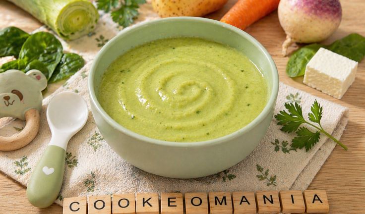 Soupe de légumes au fromage frais au Cookeo une recette douce et idéale pour bébé (8 à 10 mois)